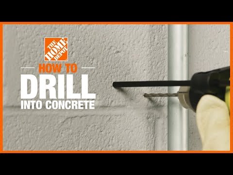 How To Drill Into Concrete Walls