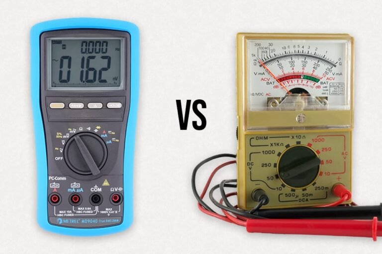 Digital Multimeter Vs Analog Multimeter