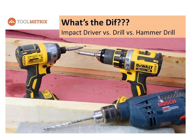 Impact Driver Vs Impact Wrench