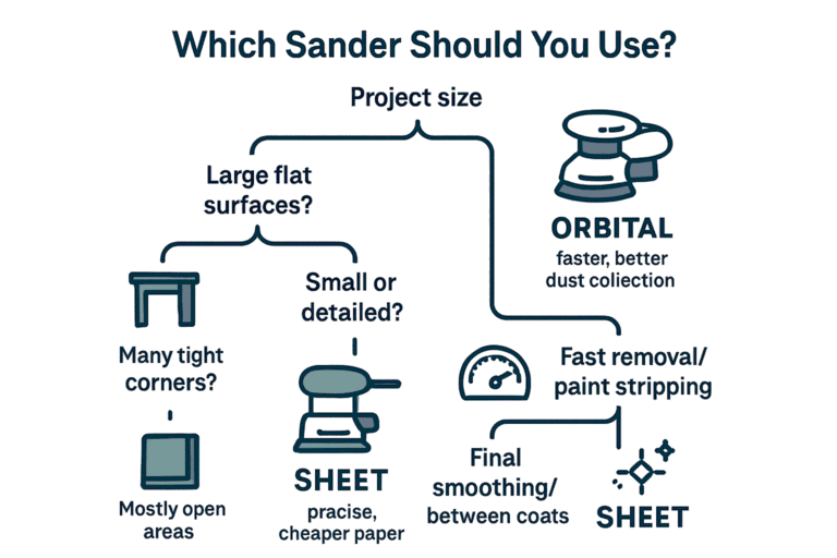 Random Orbital Sander Vs Sheet Sander
