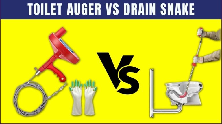 Drum Auger Vs Toilet Auger