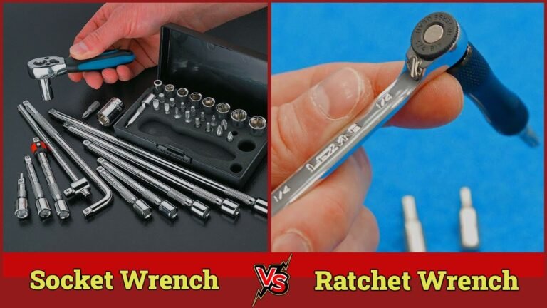 Socket Wrench Vs Ratchet Wrench